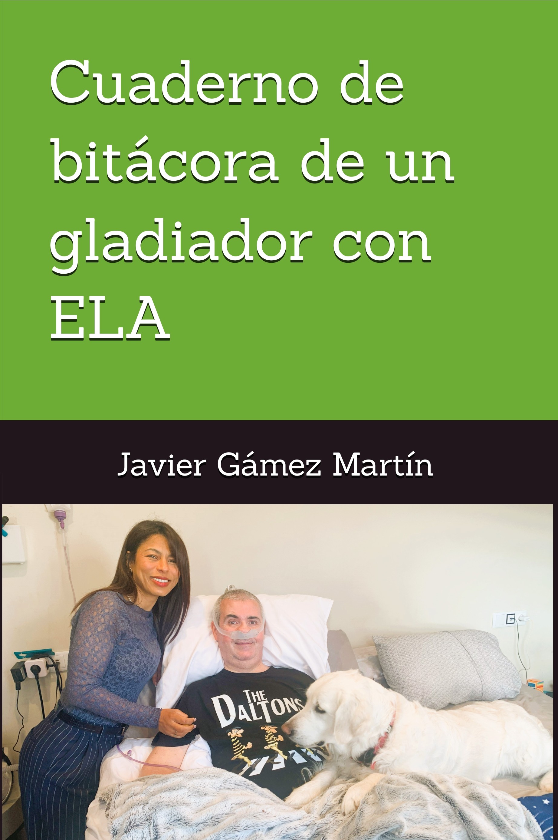 Portada de Cuaderno de bitácora de un gladiador con ELA